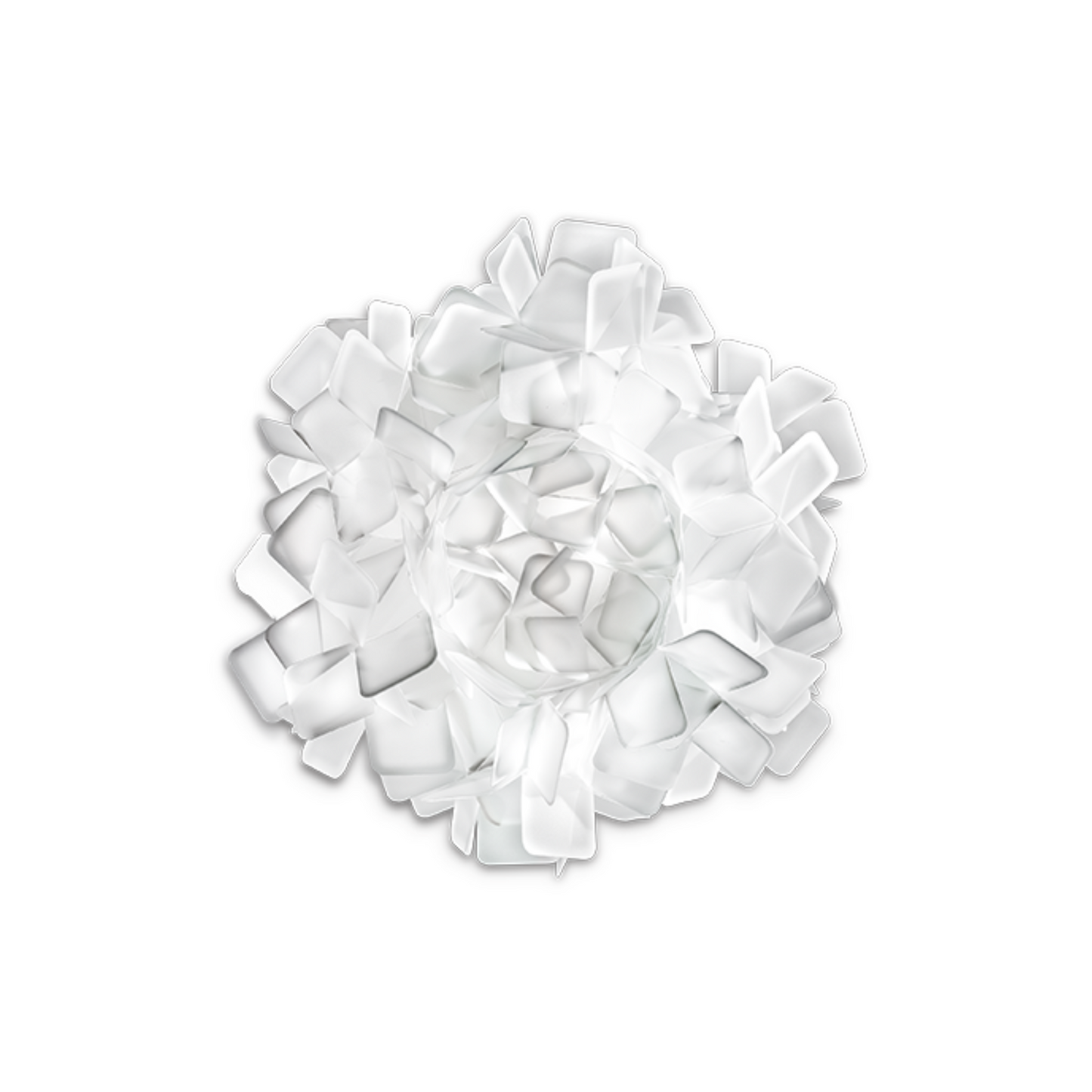Slamp Veli Ceiling/wall White - Lampada da parete o soffitto di design realizzata a mano dalle forme avvolgenti e sinuose. Taglia Large.