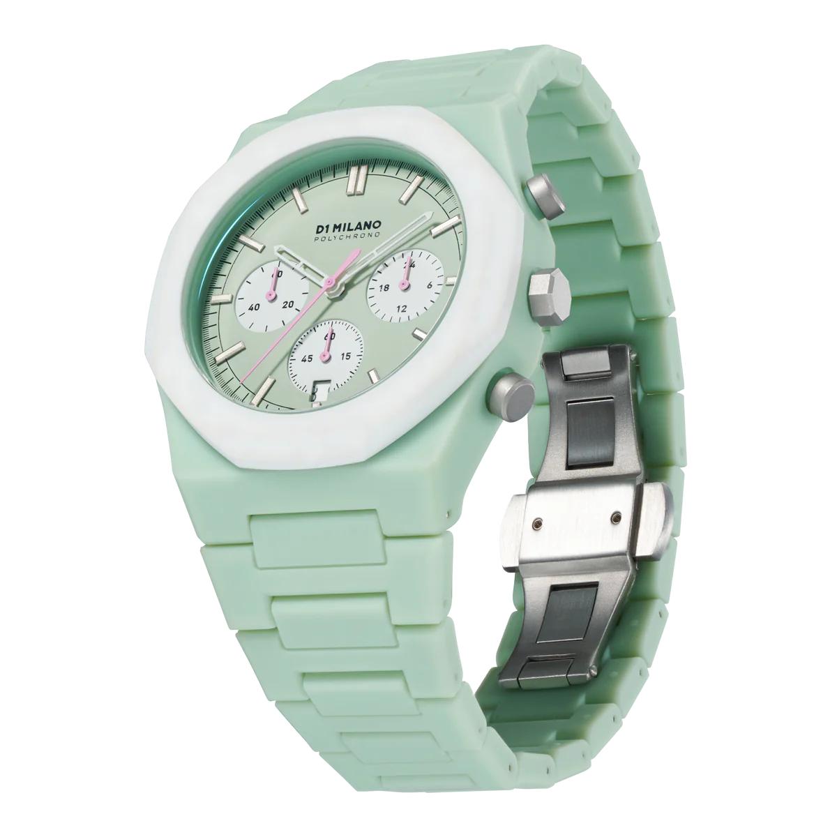 Orologio D1 Milano Green Blast Polychrono 40.5mm Modello PHBJ02