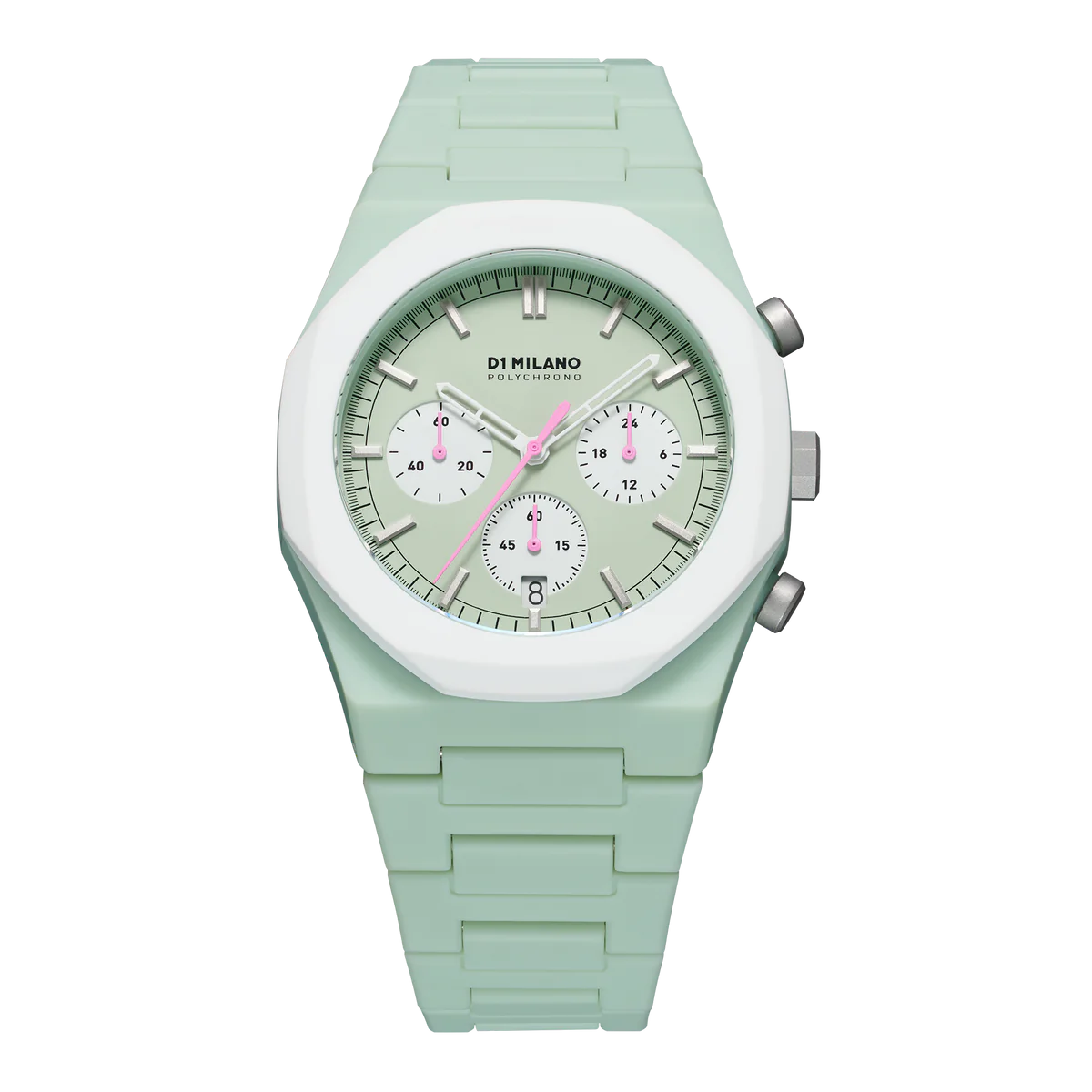 Orologio D1 Milano Green Blast Polychrono 40.5mm Modello PHBJ02