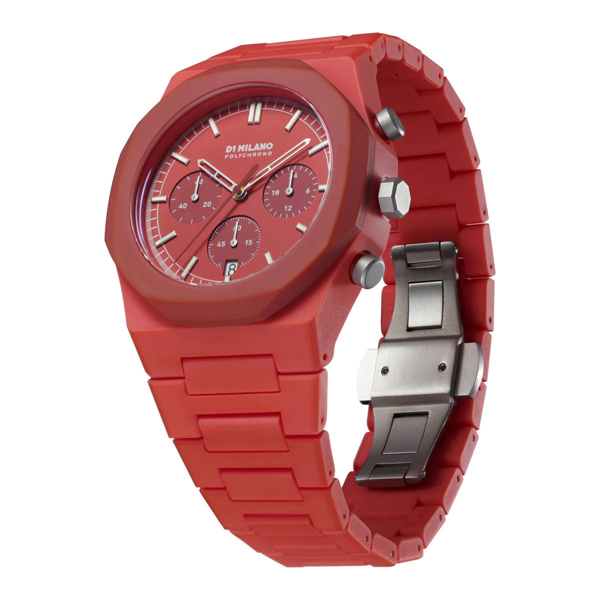 Orologio D1 Milano Red Blast Polychrono 40.5mm Modello PHBJ05