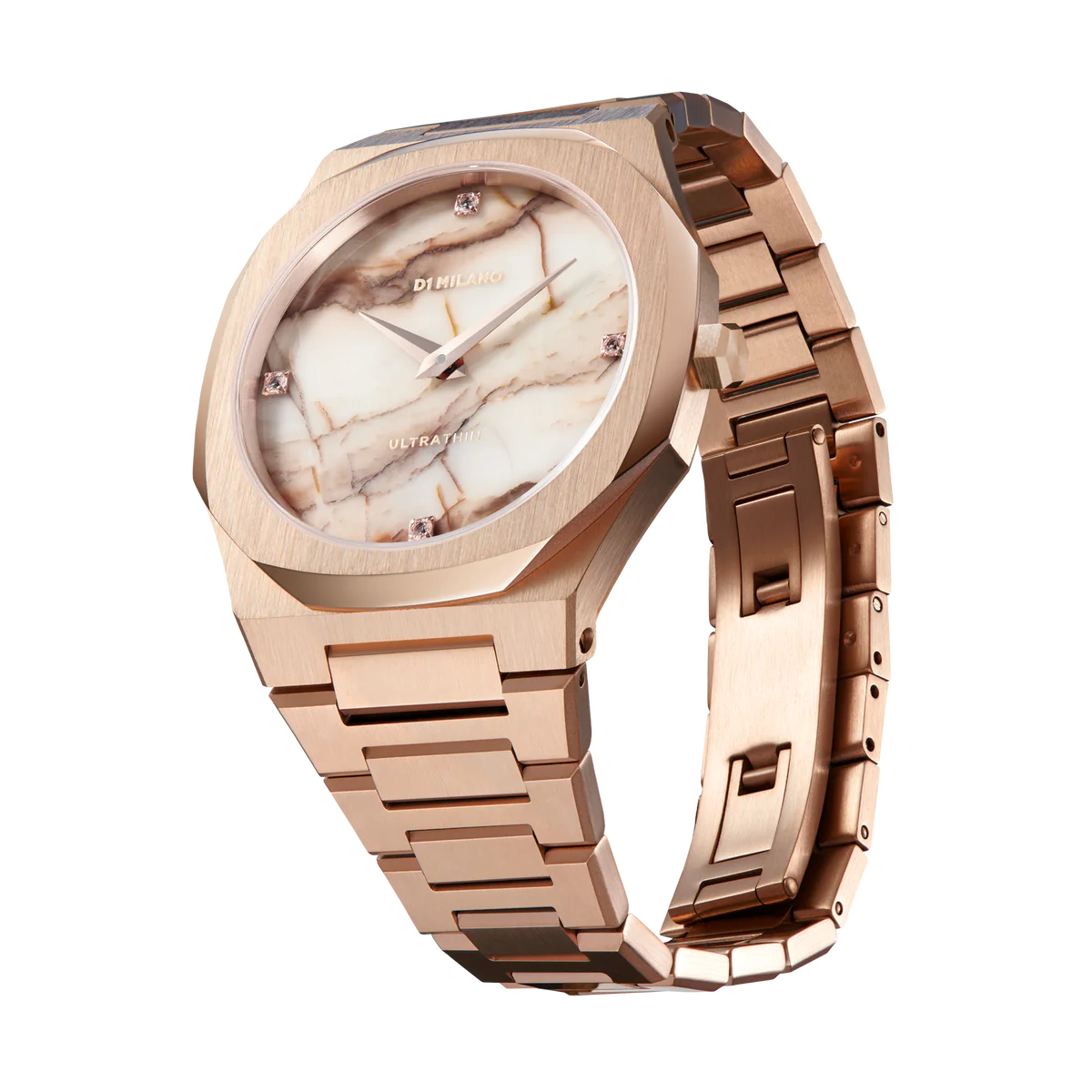 Orologio D1 Milano Marble Rose Ultra Thin Bracelet