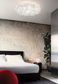 Slamp Veli Ceiling/wall White - Lampada da parete o soffitto di design realizzata a mano dalle forme avvolgenti e sinuose. Taglia Medium.