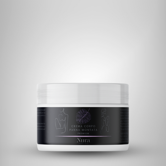 Eco Lab Nura - Crema Corpo Naturale Effetto Panna Montata - Crema corpo dalla texture innovativa ispirata alla panna montata - Formato da 200 ml