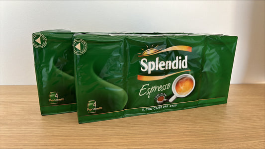 Splendid Caffè Macinato Espresso - 8 pack da 225g (Totale 1,8 Kg)