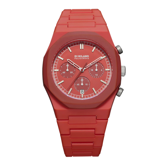 Orologio D1 Milano Red Blast Polychrono 40.5mm Modello PHBJ05