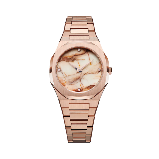 Orologio D1 Milano Marble Rose Ultra Thin Bracelet